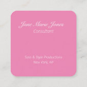 Ihr persönlicher QR-Code in Verbindung mit Ihrer U Quadratische Visitenkarte (Rückseite)