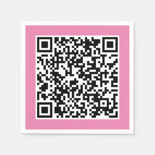 Ihr persönlicher QR-Code in Verbindung mit Ihrer U Serviette (Vorderseite)