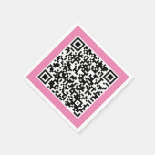 Ihr persönlicher QR-Code in Verbindung mit Ihrer U Serviette (Ecke)