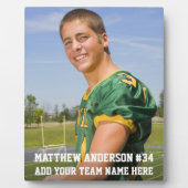 Ihr persönliches Fußball oder Ihr sportliches Foto Fotoplatte (Vorderseite)