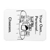 Ihr persönliches Käsemagnet Magnet (Horizontal)