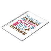 Ihr Pferd ist nur das, was verrückter ist als das  Notizblock (Linke Seite)