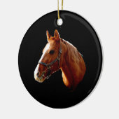 Ihr Pferd - Verzierung Keramikornament (Links)