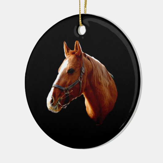 Ihr Pferd - Verzierung Keramikornament (Links)
