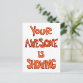 Ihr Phantastische ist das Anzeigen - Punkte Postkarte (Stehend Vorderseite)