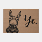 Ihr Phantastischer Donkey Doormat, Funny Donkey Ma Fußmatte (Vorderseite)