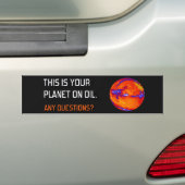 Ihr Planet auf Öl Autoaufkleber (Auf Auto)
