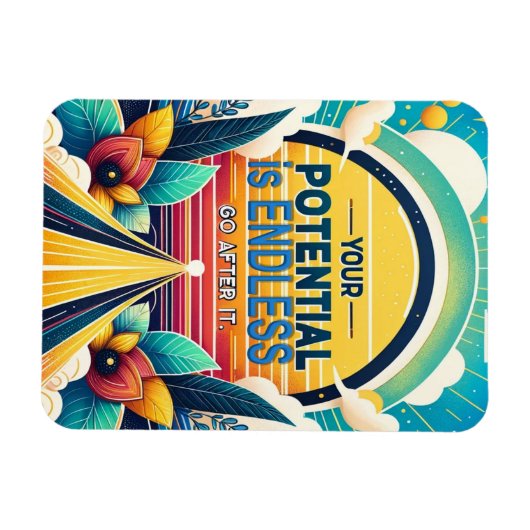 Ihr Potenzial ist begrenzt Magnet (Horizontal)