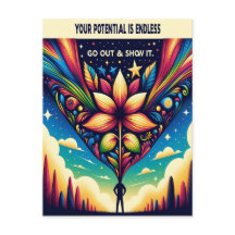 Ihr Potenzial ist endlos auszugehen und es zu zeig