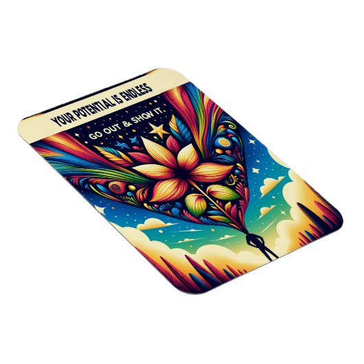 Ihr Potenzial ist endlos Magnet (Rechte Seite)