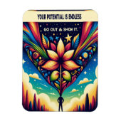 Ihr Potenzial ist endlos Magnet (Vertikal)