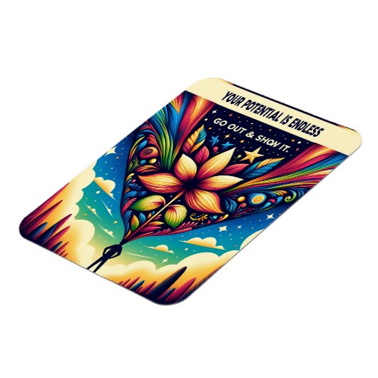 Ihr Potenzial ist endlos Magnet (Linke Seite)