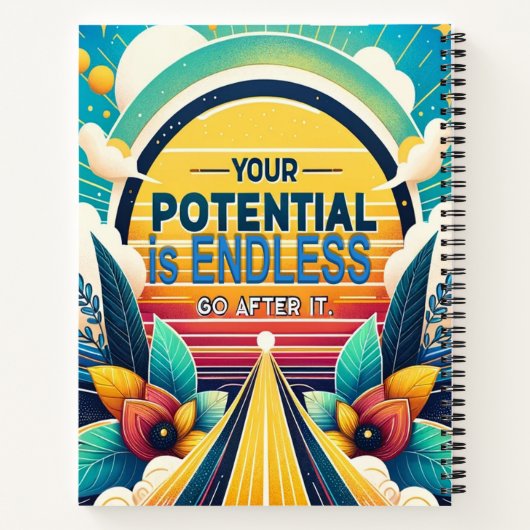 Ihr Potenzial ist endlos Notizblock (Rückseite)