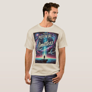 Ihr Potenzial ist grenzenlos - Galaxy-Inspiriert M T-Shirt