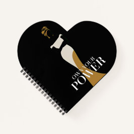 Ihr Power: Ein Portrait von Vertrauen und Anmut Notizblock