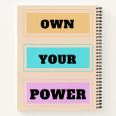 Ihr Power SpiralNotebook Notizblock (Rückseite)