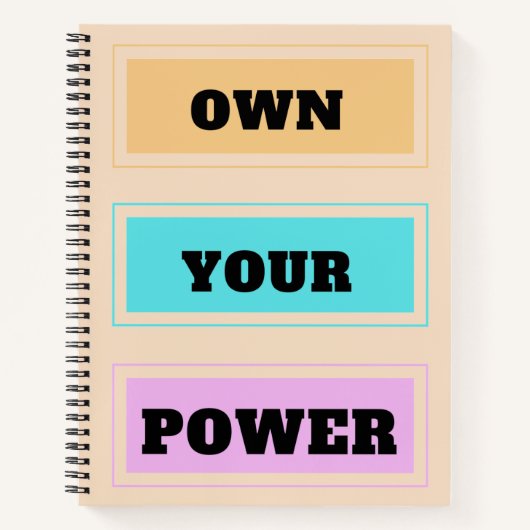 Ihr Power SpiralNotebook Notizblock (Vorderseite)