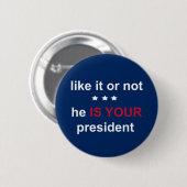 Ihr Präsident Button (Vorne & Hinten)
