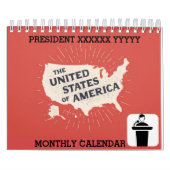 Ihr Präsident mit Foto 2025 Monat Kalender (Titelbild)