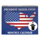 Ihr Präsident mit Foto 2025 Monat Kalender (Titelbild)