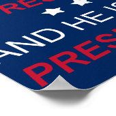 Ihr Präsident Poster (Ecke)