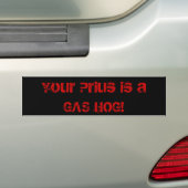 Ihr Prius ist ein GAS-SCHWEIN! Autoaufkleber (Auf Auto)