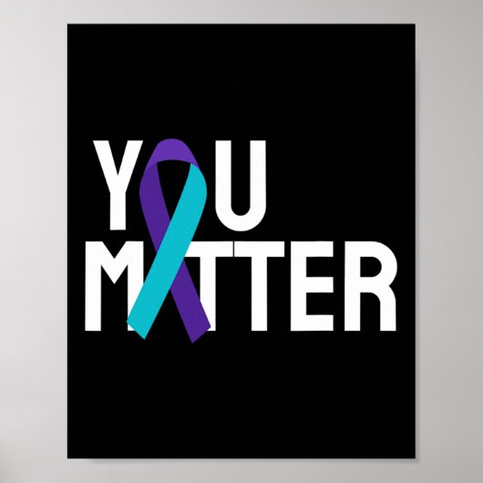 Ihr Problem Selbstmordverhütung Bewusstsein 4 Poster (Vorne)