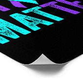 Ihr Problem Suizidprävention Aquamarines Lila Awar Poster (Ecke)