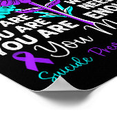 Ihr Problem Suizidprävention Bewusstsein positiv Poster (Ecke)