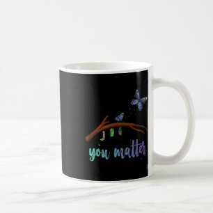 Ihr Problem Suizidprävention Schmetterlingsverände Kaffeetasse