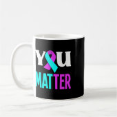 Ihr Problem Unterstützung Suizidprävention Bewusst Kaffeetasse (Links)