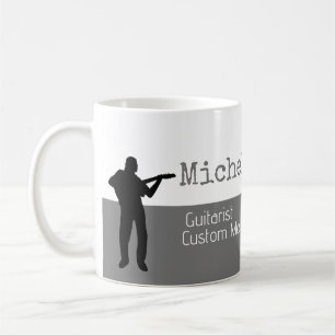 ihr professioneller (Gitarrist) halb-grau halb-wei Kaffeetasse