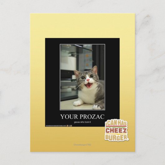 Ihr Prozac Postkarte (Vorderseite)