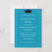 Ihr QR Code Abschluss lädt benutzerdefinierte Cors Einladung (Vorderseite)