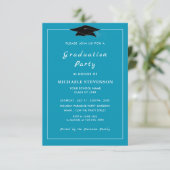 Ihr QR Code Abschluss lädt benutzerdefinierte Cors Einladung (Stehend Vorderseite)