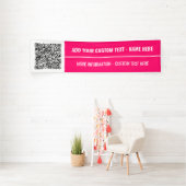 Ihr QR-Code-Banner mit benutzerdefiniertem Text un Banner (InSitu)