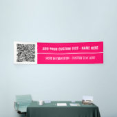 Ihr QR-Code-Banner mit benutzerdefiniertem Text un Banner (Messeveranstaltung)
