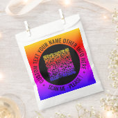 Ihr QR-Code begünstigt Bags mit einem benutzerdefi Geschenktütchen (Ausgeschnitten)