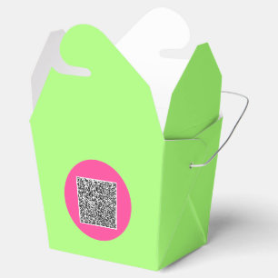 Ihr QR-Code begünstigt Boxen Vorlage benutzerdefin Geschenkschachtel