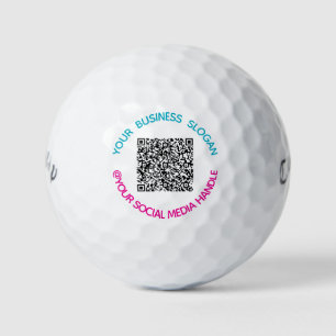 Ihr QR-Code benutzerdefinierte Text-Stempel Golfbä Golfball