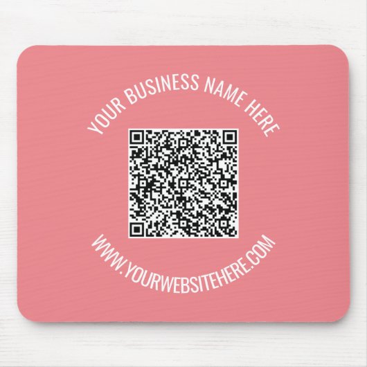 Ihr QR-Code Benutzerdefinierter Text-Maus-Pad Wähl Mousepad (Vorne)