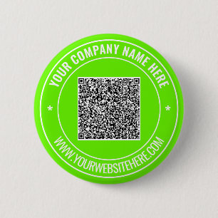 Ihr QR-Code benutzerdefinierter Text Werbe-Button- Button