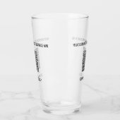 Ihr QR-Code benutzerdefinierter Text Werbe Glas Be (Links)