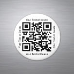 Ihr QR-Code Beruflich Business Moderne Runde Magnet<br><div class="desc">Mit modernen und beruflichen, kundenspezifischen QR-Rundmagneten können Sie Ihr Geschäft für potenzielle Kunden fördern. Der gesamte Text in dieser Vorlage ist einfach zu personalisieren oder zu löschen. Der scannable Code macht es für Kunden einfach, Ihre Firmenwebsite online zu finden und mit Ihrer Internetwerbung und Social Media-Vernetzung in Verbindung zu treten....</div>