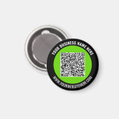 Ihr QR-Code-Branded Werbemagnet Beispiel Magnet (Vorderseite/Rückseite)
