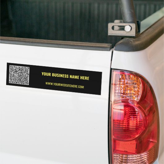 Ihr QR Code Business Autoaufkleber (Auf Lkw)