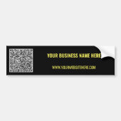 Ihr QR Code Business Autoaufkleber (Vorne)