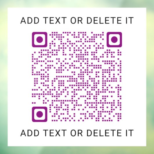 Ihr QR-Code Business Promotion-Marketing Fensteraufkleber (Blatt 3)