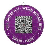 Ihr QR-Code-Dart-Mainboard mit benutzerdefiniertem Dartscheibe (vorne)