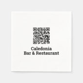 Ihr QR-Code-Design Serviette (Vorderseite)